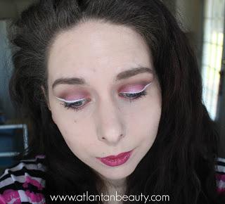 makeup look using purple eyeshadow