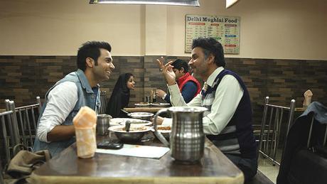 Manoj Bajpayee and Rajkummar Rao in Aligarh, Restaurant Scene, Directed by Hansal Mehta