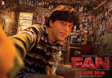 Fan, Movie Poster, starring Shah Rukh Khan