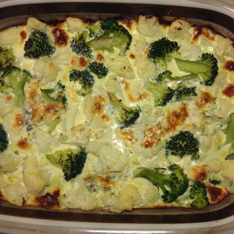 Cauliflower & Broccoli Gratin Recipe