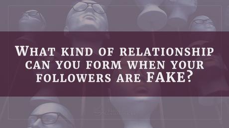 Can you build a real relationship with fake followers?