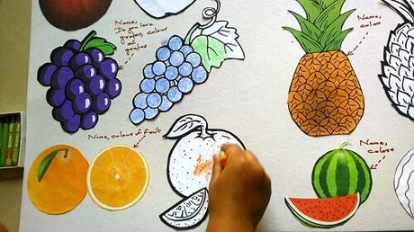 How To Teach Fruits and Colors to Kindergarten Kids?