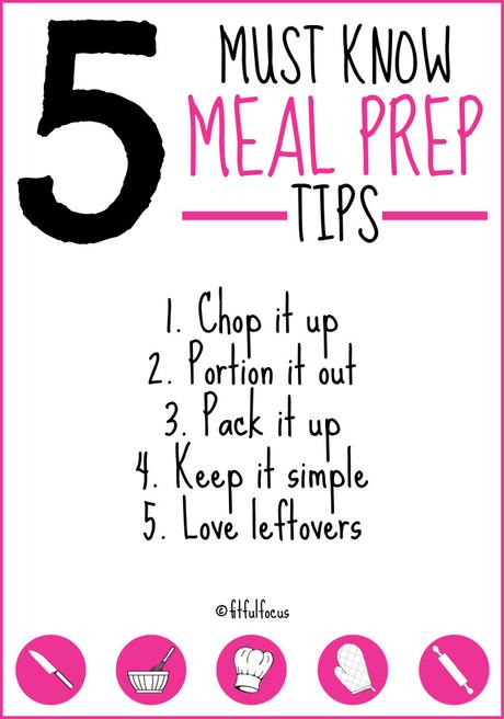 Five Must Know Meal Prep Tips