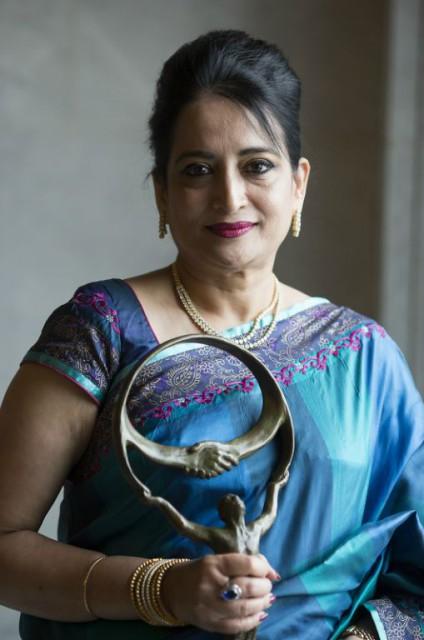 Selima Ahmad won the Oslo Business for Peace in 2014.