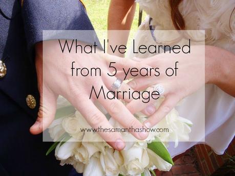 What I've Learned from 5 years of Marriage