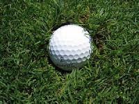 embedded golf ball