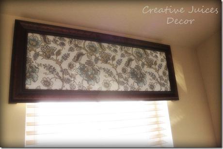 Diy Easy Window Cornice Out Of Old Art Frames Paperblog