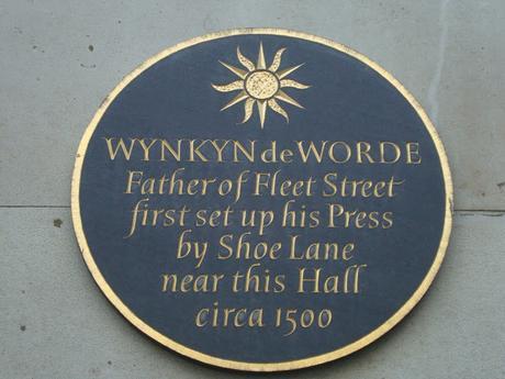 #plaque366 Wynkin De Worde