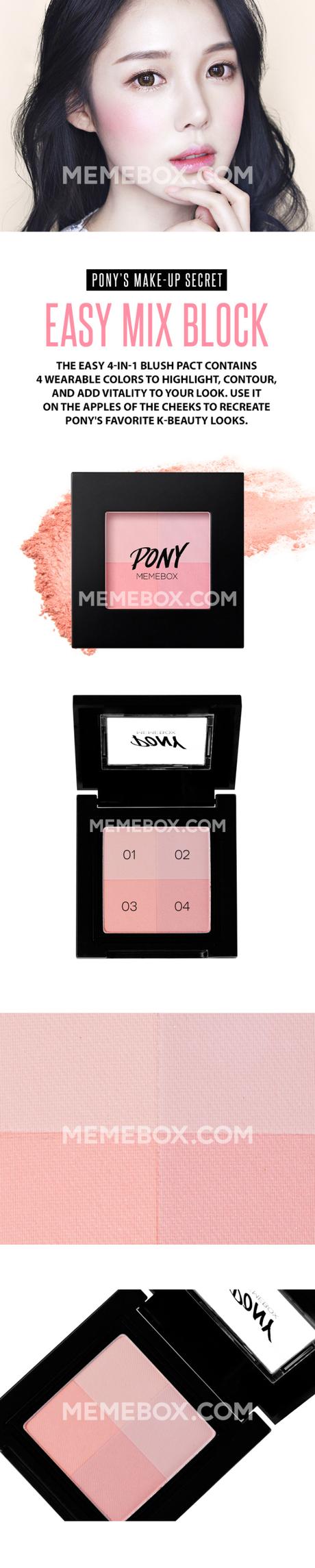 Pony x Memebox Easy Mix Block Blusher (2)