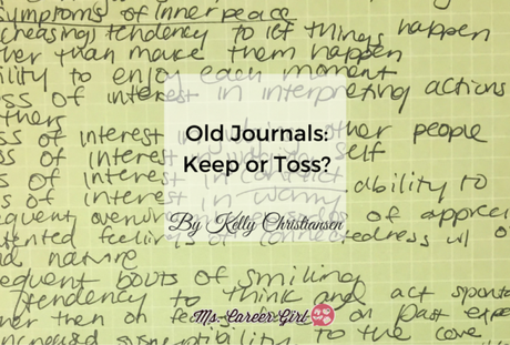 Old Journals: Keep or Toss?