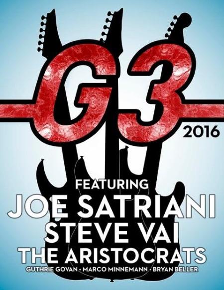 G3 in Germany: Joe Satriani + Steve Vai + The Aristocrats