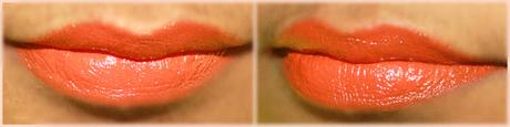 Nelf Usa Tangy Orange Trendy Diva Lipstick Review & LOTD