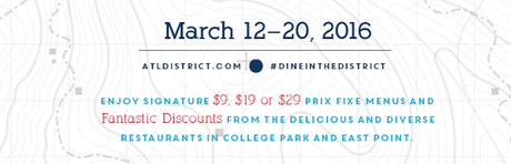 ATL Airport District Restaurant Week Starts Saturday, March 12th