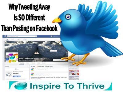 Why Tweeting Away is So Different Than Posting on Facebook