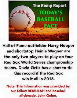 Red Sox Facts at The Remy Report FB Group