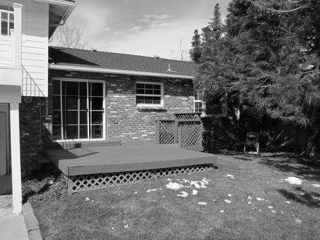 Backyard of a 1968 Reno home before renovation 
