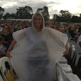 Two raindrops required a test run of the ponchos!