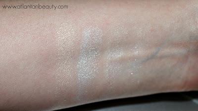 Swatches of Wet n Wild Geometric Highlighter in Where The Dreamers Go