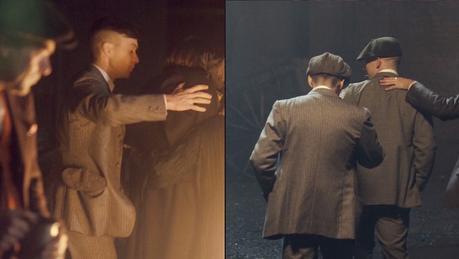 Peaky Blinders – Tommy’s Gray Striped Flannel Suit The aftermath of a Peaky Blinders wedding.