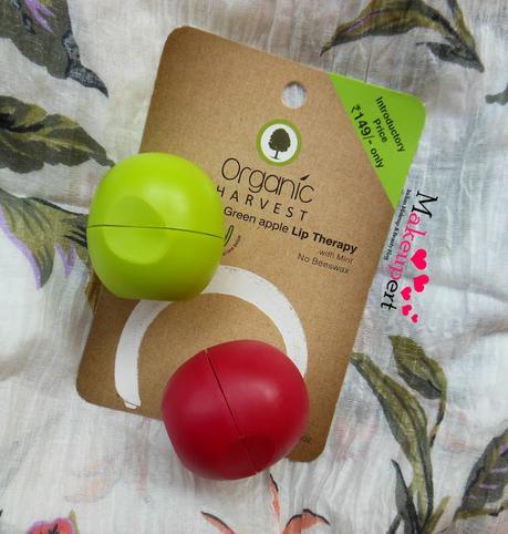 Organic Harvest Lip Balm : Green Apple, Pomegranate // Review