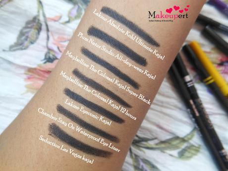 7 Black Kohl from India Compared // Tried and Tested