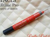 Faces Ultime Matte Crayon (07) Really Rust Review, Swatches, Lips