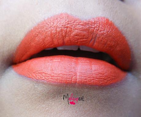 Faces Ultime Pro Matte Lip Crayon (07) Really Rust // Review, Swatches, On My Lips