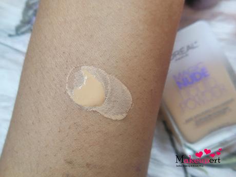 L'Oreal Paris Nude Magic Liquid to Powder Foundation (320) Natural Beige // Review, Swatches