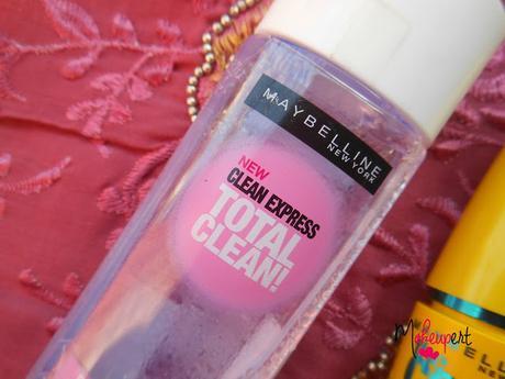 Maybelline Total Clean Express Eye & Lip Makeup Remover Review