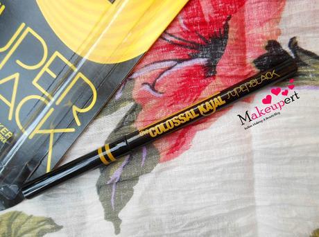 *NEW* Maybelline The Colossal Super Black Kajal // Review, Swatches, EOTD