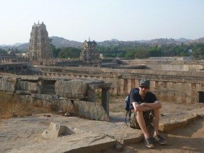 Backpacking in India: Staying in Paradise at Mowgli Guest House in Virupapuragaddi, Hampi Touring Hampi