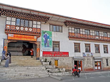 Making stamps in Bhutan