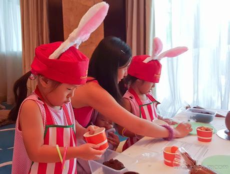 A chocolate mushroom full of treats {Enchanted Mushroom Workshop experience in Shangri-La Hotel}