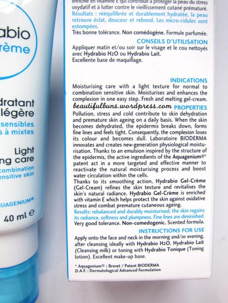 Bioderma hydrabio Gel Creme 2