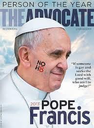 The Advocate's Pope Francis cover