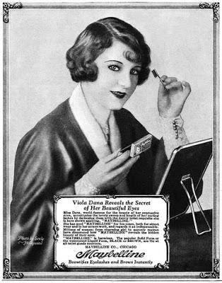 Beautiful Silent Film Stars endorse Maybelline and promote the Women's Movement