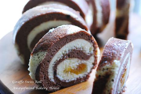 Giraffe Patterned Swiss Roll 长颈鹿蛋糕卷