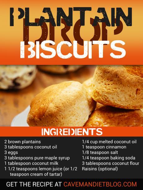 Paleo Breakfast Biscuits image with ingredients