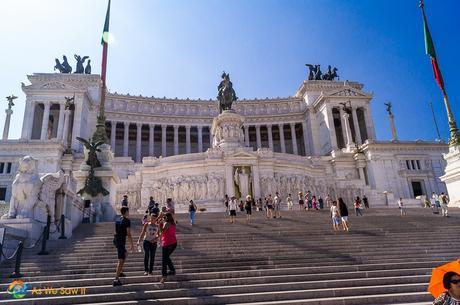 The Alter of the Fatherland or Altare della Patria in Italian