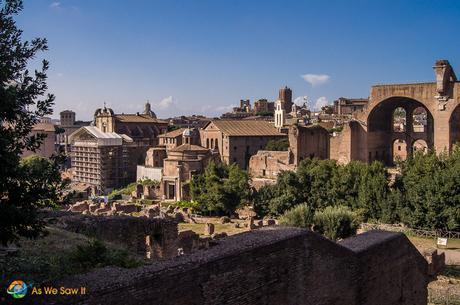 View from the Roman Colosseum