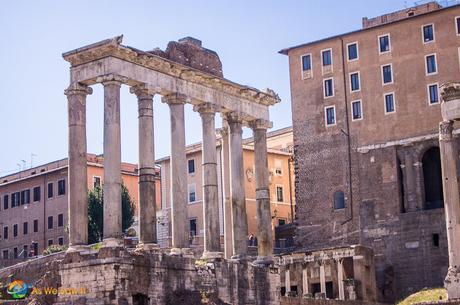 The remains of the Roman Forum