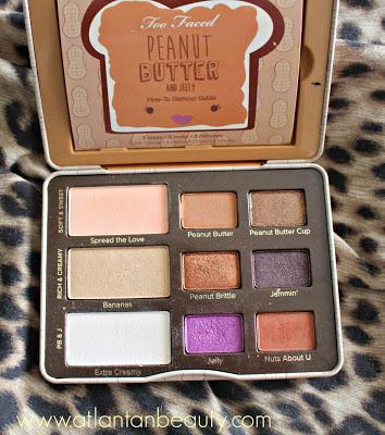 Review and Swatches of Too Faced's Peanut Butter and Jelly Palette