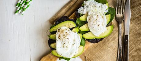 Paleo Breakfast Poached Eggs Featured Image