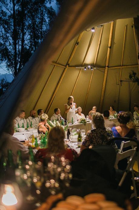 A Stunning Taupo Tipi Wedding by Bespoke Photography