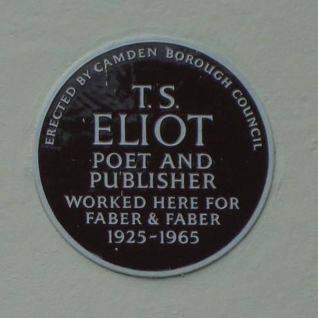 #plaque366 T.S Eliot in #Bloomsbury #plaque366 T.S Eliot in #Bloomsbury