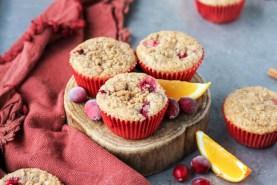 Cranberry Orange Muffins (Vegan)