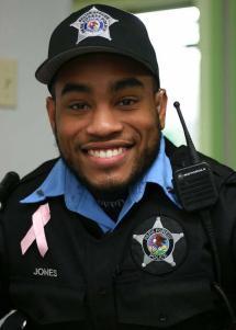 Rookie police officer Tim Jones