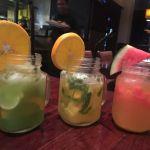 The Three Beverages - (L-R) Electric Blue, Orange Mojito & Mango Ecstasy