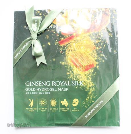 Nature Republic Ginseng Royal Silk Gold Hydrogel Mask Review