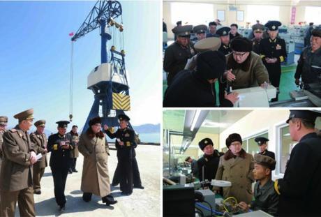 Kim Jong Un tours various parts of the October 3 Factory (Photos: Rodong Sinmun/KCNA).